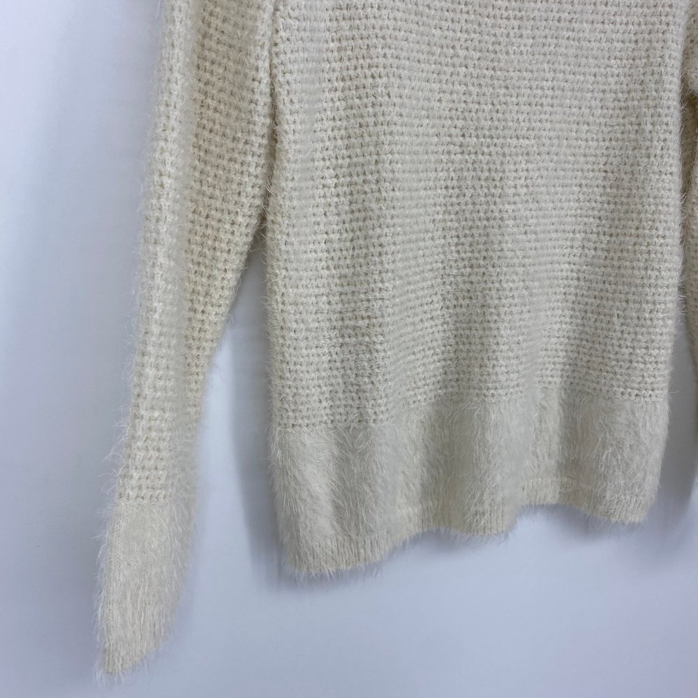 LOFT | L. Soft and Cozy Ivory Wool Blend Sweater_3
